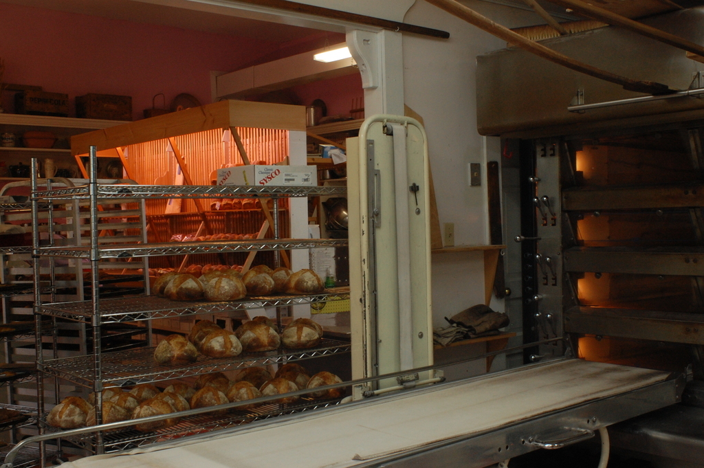 Saint John Breads cooling on a May morning
